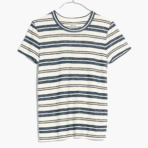 Madewell Stripe Hi-Fi Shrunken Tee
